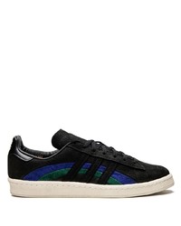 schwarze Wildleder niedrige Sneakers von adidas