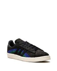 schwarze Wildleder niedrige Sneakers von adidas