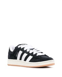 schwarze Wildleder niedrige Sneakers von adidas