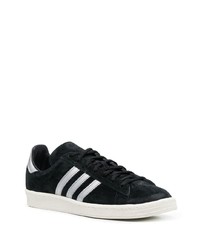 schwarze Wildleder niedrige Sneakers von adidas