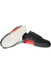 schwarze Wildleder niedrige Sneakers von Off-White