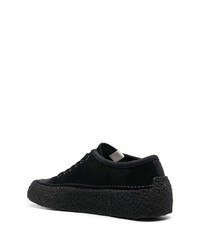 schwarze Wildleder niedrige Sneakers von Clarks Originals