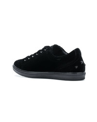 schwarze Wildleder niedrige Sneakers von Jimmy Choo