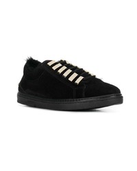 schwarze Wildleder niedrige Sneakers von Jimmy Choo