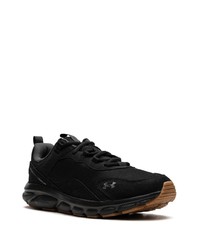 schwarze Wildleder niedrige Sneakers von Under Armour