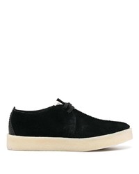 schwarze Wildleder niedrige Sneakers von Clarks Originals