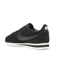 schwarze Wildleder niedrige Sneakers von Nike