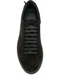 schwarze Wildleder niedrige Sneakers von Givenchy