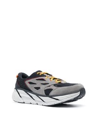 schwarze Wildleder niedrige Sneakers von Hoka One One