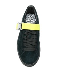 schwarze Wildleder niedrige Sneakers von Puma