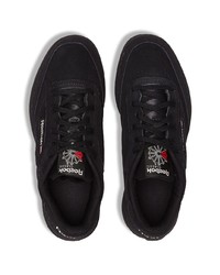 schwarze Wildleder niedrige Sneakers von Reebok