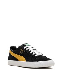 schwarze Wildleder niedrige Sneakers von Puma