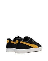 schwarze Wildleder niedrige Sneakers von Puma