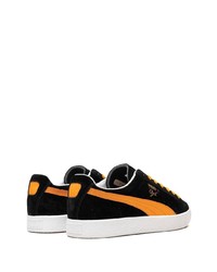 schwarze Wildleder niedrige Sneakers von Puma