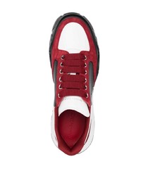 schwarze Wildleder niedrige Sneakers von Alexander McQueen