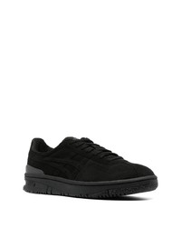 schwarze Wildleder niedrige Sneakers von Comme Des Garcons SHIRT