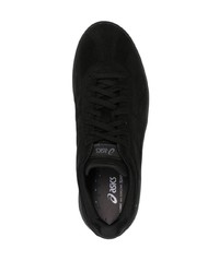 schwarze Wildleder niedrige Sneakers von Comme Des Garcons SHIRT