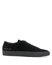 schwarze Wildleder niedrige Sneakers von Common Projects