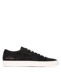 schwarze Wildleder niedrige Sneakers von Common Projects