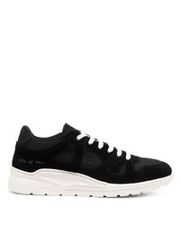 schwarze Wildleder niedrige Sneakers von Common Projects