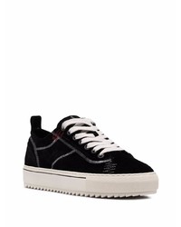 schwarze Wildleder niedrige Sneakers von Represent