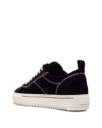 schwarze Wildleder niedrige Sneakers von Represent