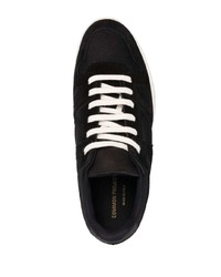 schwarze Wildleder niedrige Sneakers von Common Projects