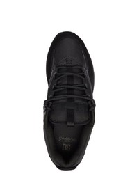 schwarze Wildleder niedrige Sneakers von DC Shoes