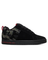 schwarze Wildleder niedrige Sneakers von DC Shoes