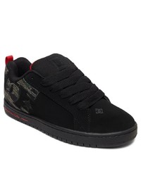 schwarze Wildleder niedrige Sneakers von DC Shoes