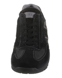 schwarze Wildleder niedrige Sneakers von Dockers by Gerli