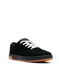 schwarze Wildleder niedrige Sneakers von Kenzo