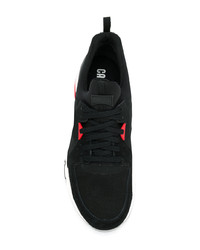 schwarze Wildleder niedrige Sneakers von Camper