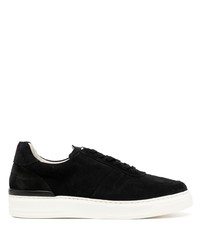 schwarze Wildleder niedrige Sneakers von DUKE & DEXTE