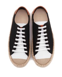 schwarze Wildleder niedrige Sneakers von JW Anderson