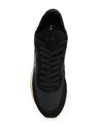 schwarze Wildleder niedrige Sneakers von Ghoud