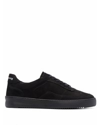 schwarze Wildleder niedrige Sneakers von Filling Pieces