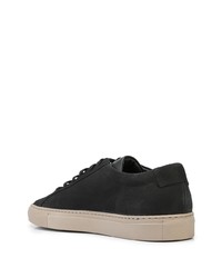 schwarze Wildleder niedrige Sneakers von Common Projects