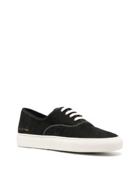 schwarze Wildleder niedrige Sneakers von Common Projects