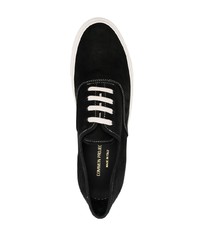 schwarze Wildleder niedrige Sneakers von Common Projects