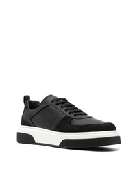 schwarze Wildleder niedrige Sneakers von Ferragamo