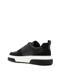 schwarze Wildleder niedrige Sneakers von Ferragamo