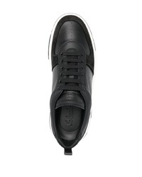 schwarze Wildleder niedrige Sneakers von Ferragamo