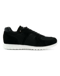 schwarze Wildleder niedrige Sneakers von Valentino