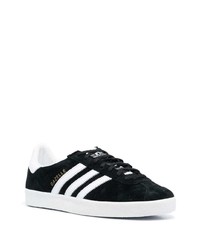 schwarze Wildleder niedrige Sneakers von adidas