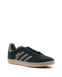 schwarze Wildleder niedrige Sneakers von adidas