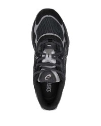 schwarze Wildleder niedrige Sneakers von Asics