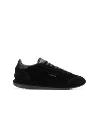 schwarze Wildleder niedrige Sneakers von Ghoud