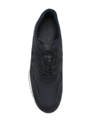 schwarze Wildleder niedrige Sneakers von Hogan