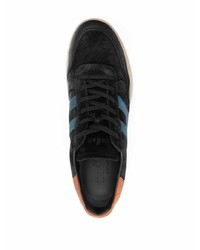 schwarze Wildleder niedrige Sneakers von Hogan